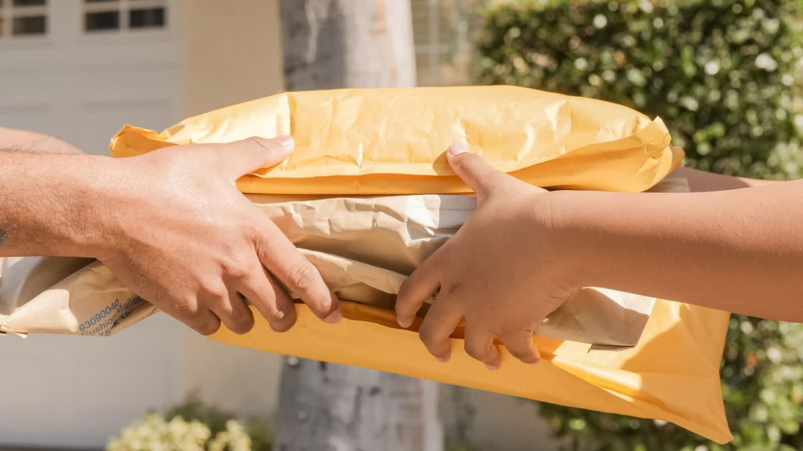 A product return at the counter